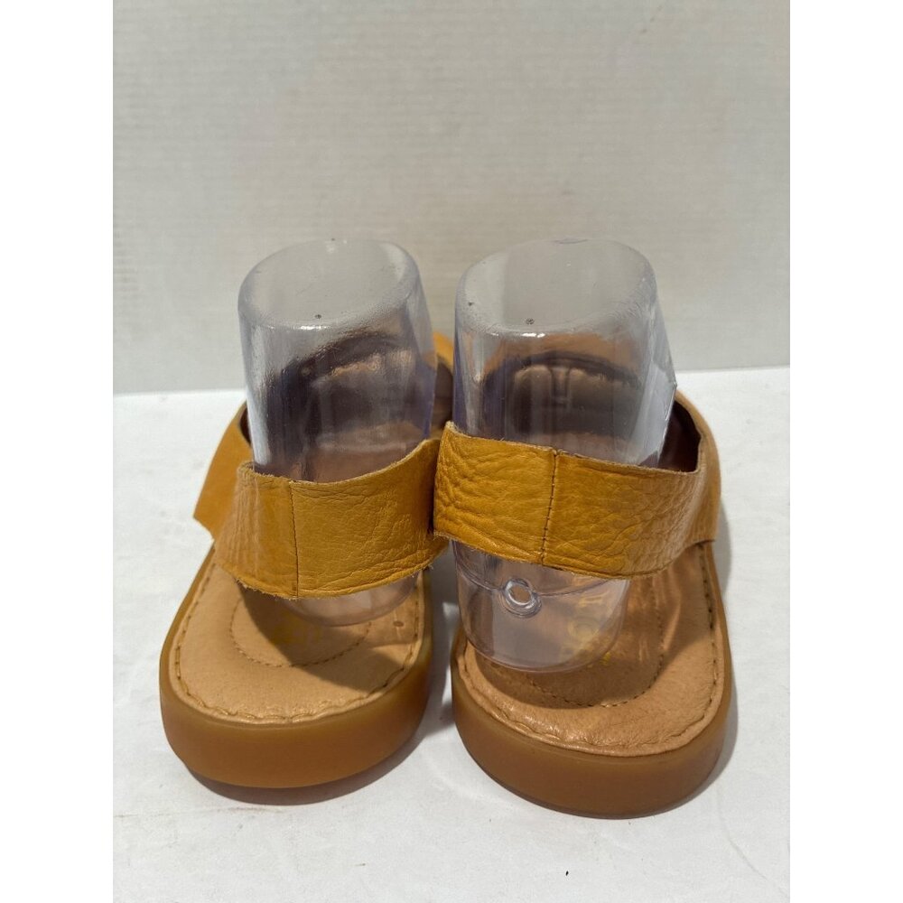 Born Women's Inlet Comfort Sandals leather flats slingback color yellow size 10 - Picture 3 of 6